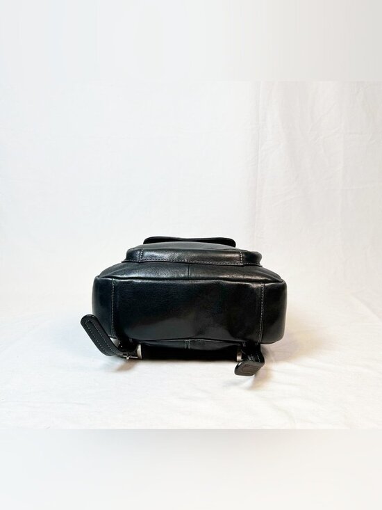 Tignanello Womens Black Leather Backpack Handbag